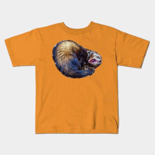 Happy Polecat ROTFLMAO Kids T-Shirt by dalyndigaital2@gmail.com